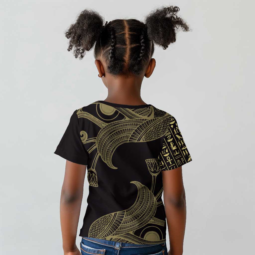 Afro Egypt Kid T shirt Horus Eyes Egyptian God