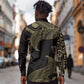 Afro Egypt Long Sleeve Button Shirt Horus Eyes Egyptian God