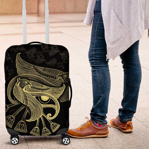 Afro Egypt Luggage Cover Horus Eyes Egyptian God