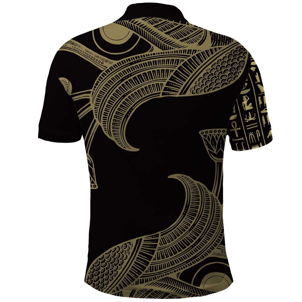 Afro Egypt Polo Shirt Horus Eyes Egyptian God