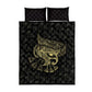 Afro Egypt Quilt Bed Set Horus Eyes Egyptian God