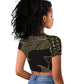 Afro Egypt Raglan Cropped T shirt Horus Eyes Egyptian God