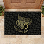 Afro Egypt Rubber Doormat Horus Eyes Egyptian God