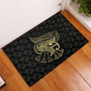 Afro Egypt Rubber Doormat Horus Eyes Egyptian God