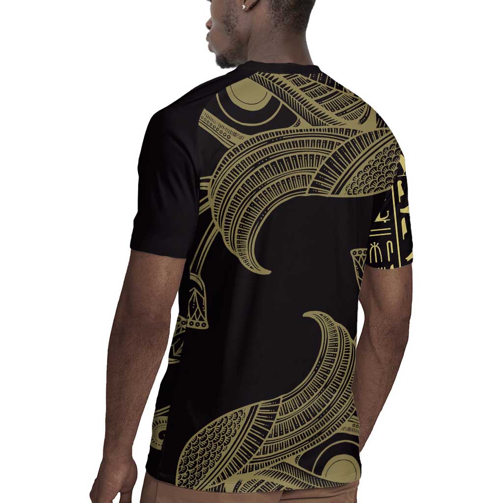 Afro Egypt Rugby Jersey Horus Eyes Egyptian God