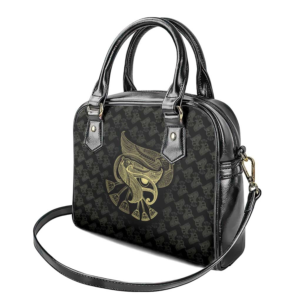 Afro Egypt Shoulder Handbag Horus Eyes Egyptian God