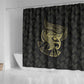 Afro Egypt Shower Curtain Horus Eyes Egyptian God