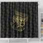 Afro Egypt Shower Curtain Horus Eyes Egyptian God