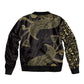 Afro Egypt Sleeve Zip Bomber Jacket Horus Eyes Egyptian God
