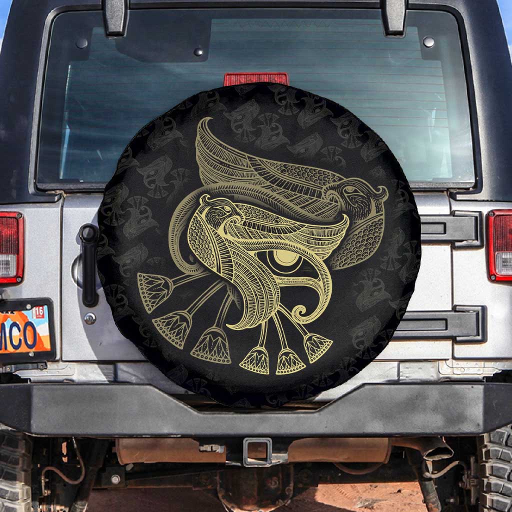 Afro Egypt Spare Tire Cover Horus Eyes Egyptian God