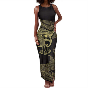 Afro Egypt Tank Maxi Dress Horus Eyes Egyptian God