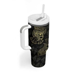 Afro Egypt Tumbler With Handle Horus Eyes Egyptian God