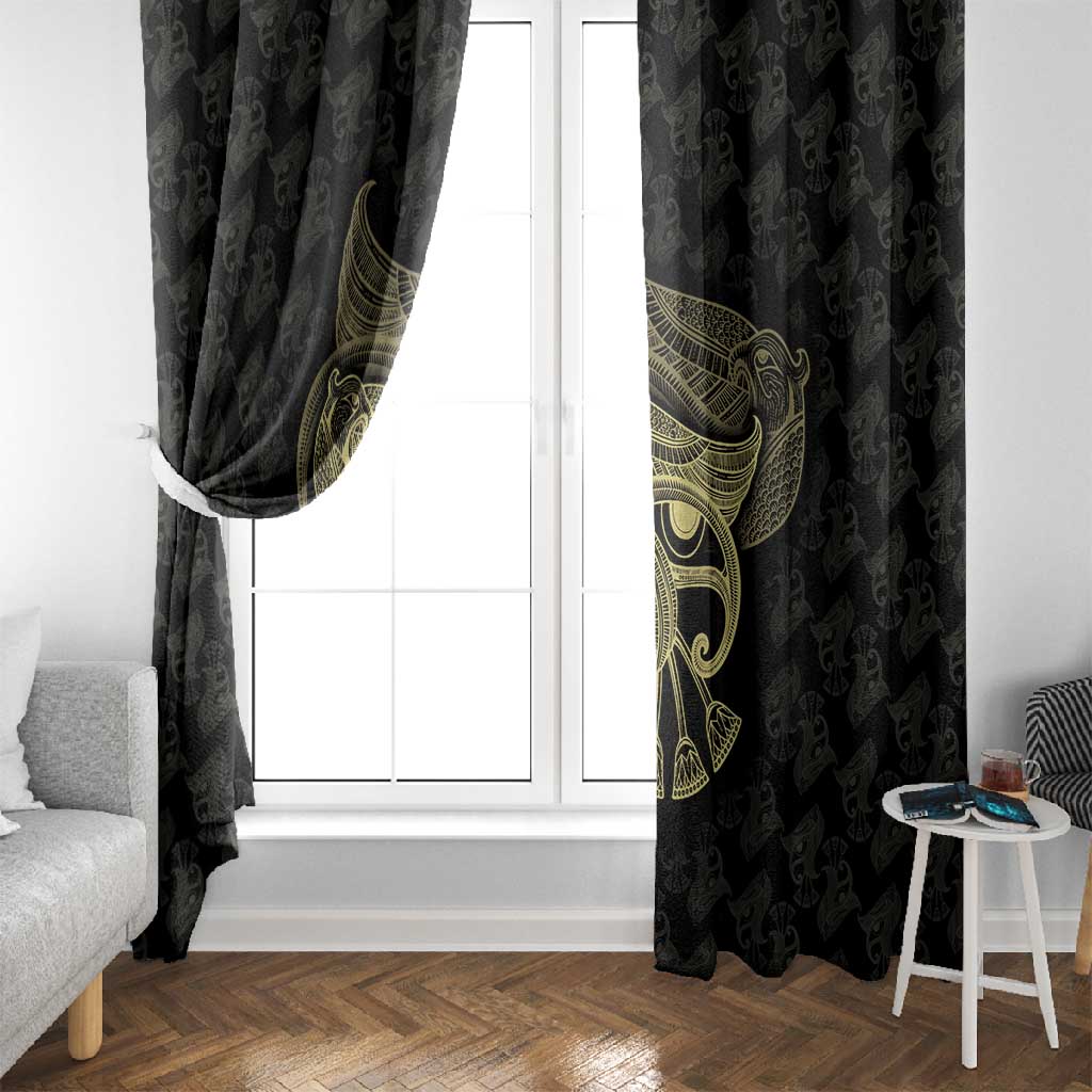 Afro Egypt Window Curtain Horus Eyes Egyptian God