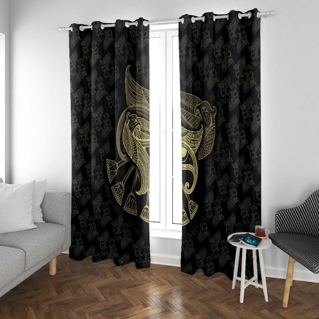 Afro Egypt Window Curtain Horus Eyes Egyptian God
