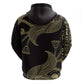 Afro Egypt Zip Hoodie Horus Eyes Egyptian God