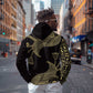 Afro Egypt Zip Hoodie Horus Eyes Egyptian God