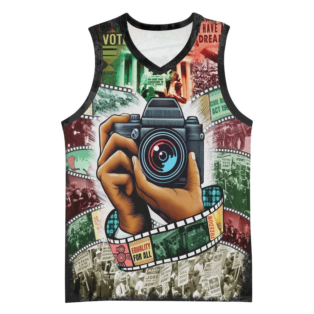 African American Civil Rights Leaders Basketball Jersey Heritage in Frames Photography - African Pride