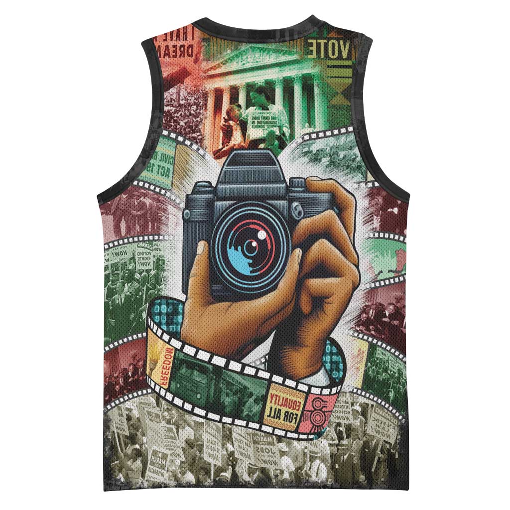 African American Civil Rights Leaders Basketball Jersey Heritage in Frames Photography - African Pride