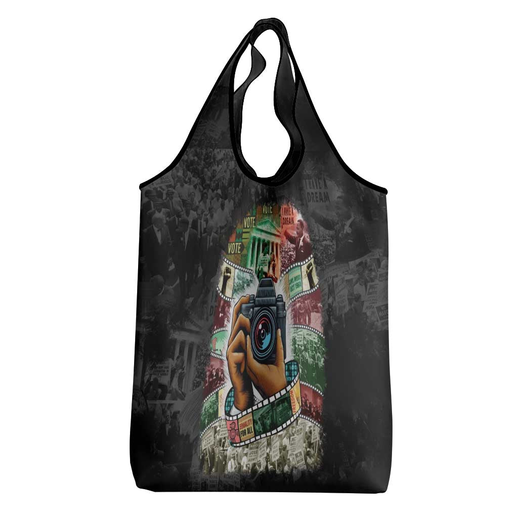 African American Civil Rights Leaders Grocery Bag Heritage in Frames Photography