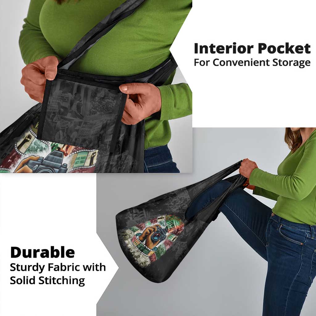 African American Civil Rights Leaders Grocery Bag Heritage in Frames Photography