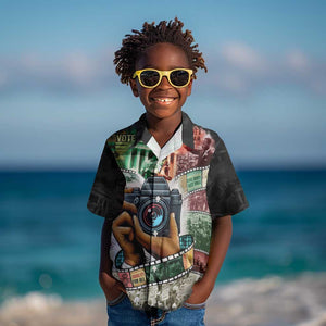 African American Civil Rights Leaders Kid Hawaiian Shirt Heritage in Frames Photography