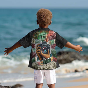African American Civil Rights Leaders Kid Hawaiian Shirt Heritage in Frames Photography