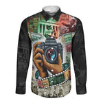 African American Civil Rights Leaders Long Sleeve Button Shirt Heritage in Frames Photography