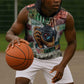 African American Civil Rights Leaders Sleeveless Hoodie Heritage in Frames Photography - African Pride