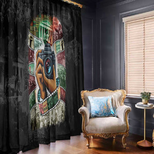 African American Civil Rights Leaders Window Curtain Heritage in Frames Photography