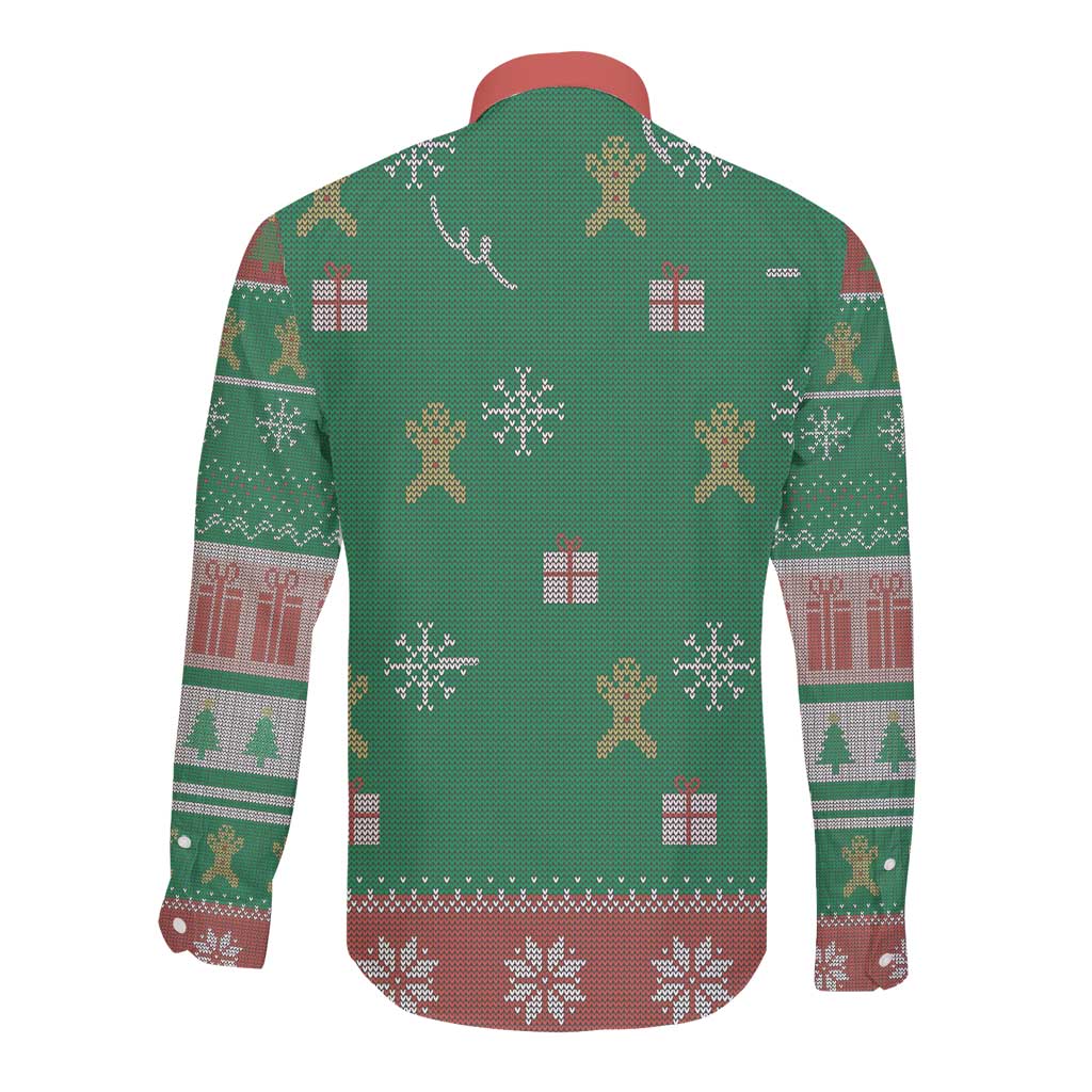 African Birthday Boy Jesus Long Sleeve Button Shirt Afro Christmas