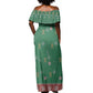 African Birthday Boy Jesus Off Shoulder Maxi Dress Afro Christmas