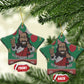African Birthday Boy Jesus Ceramic Ornament Afro Christmas DT03