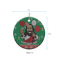 African Birthday Boy Jesus Ceramic Ornament Afro Christmas DT03
