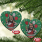 African Birthday Boy Jesus Ceramic Ornament Afro Christmas DT03