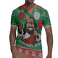 African Birthday Boy Jesus Rugby Jersey Afro Christmas