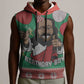 African Birthday Boy Jesus Sleeveless Hoodie Afro Christmas - African Pride