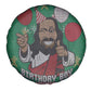 African Birthday Boy Jesus Spare Tire Cover Afro Christmas