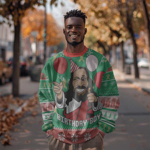 African Birthday Boy Jesus Sweatshirt Afro Christmas