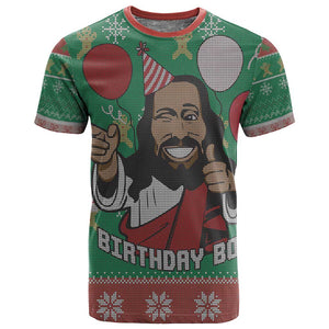 African Birthday Boy Jesus T shirt Afro Christmas