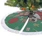 African Birthday Boy Jesus Tree Skirt Afro Christmas