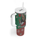 African Birthday Boy Jesus Tumbler With Handle Afro Christmas