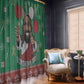 African Birthday Boy Jesus Window Curtain Afro Christmas