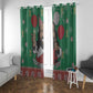 African Birthday Boy Jesus Window Curtain Afro Christmas