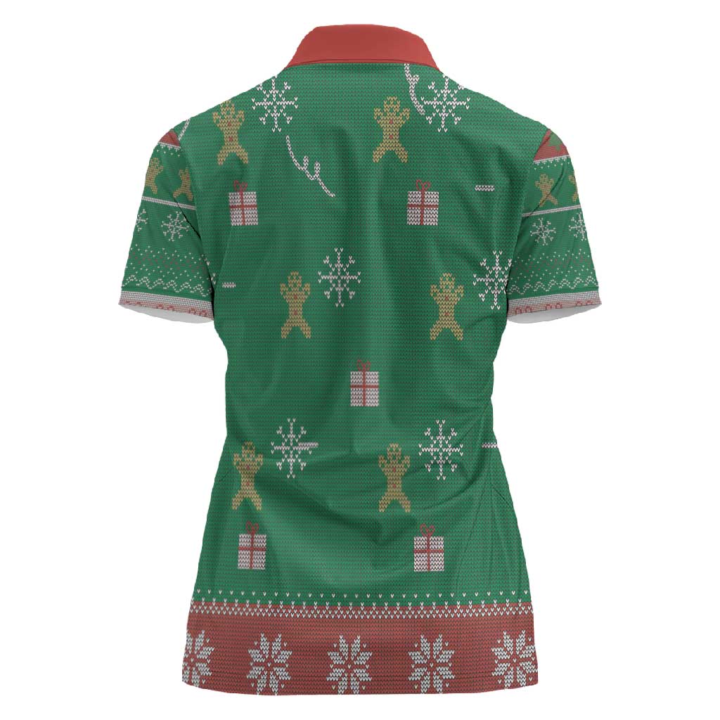 African Birthday Boy Jesus Women Polo Shirt Afro Christmas