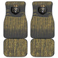 Personalized Black and Gold Lion Africa Car Mats
