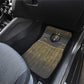 Personalized Black and Gold Lion Africa Car Mats