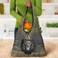 Personalized Black and Gold Lion Africa Grocery Bag