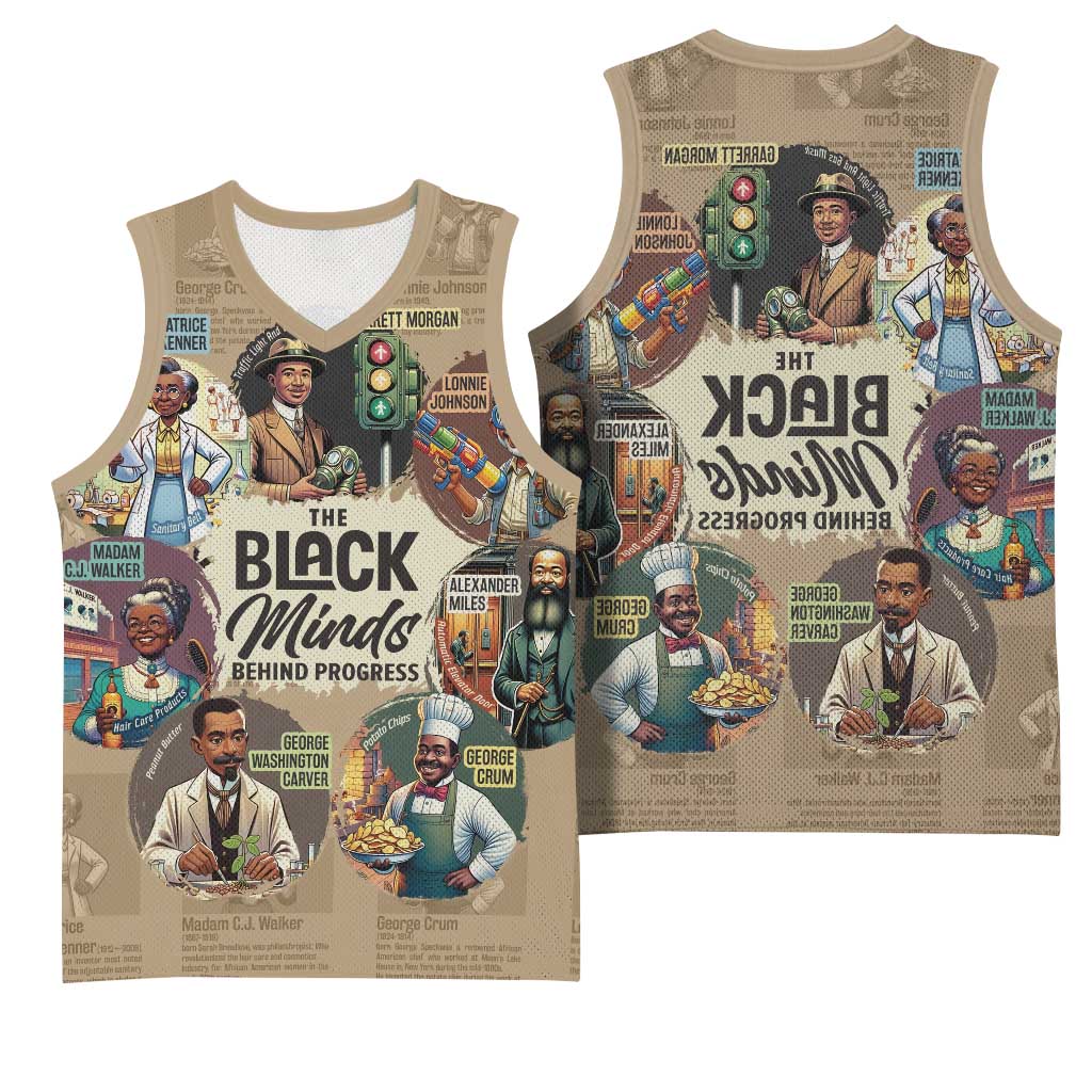 Africa Black Invention Basketball Jersey The Black Minds Behind Progress - African Pride