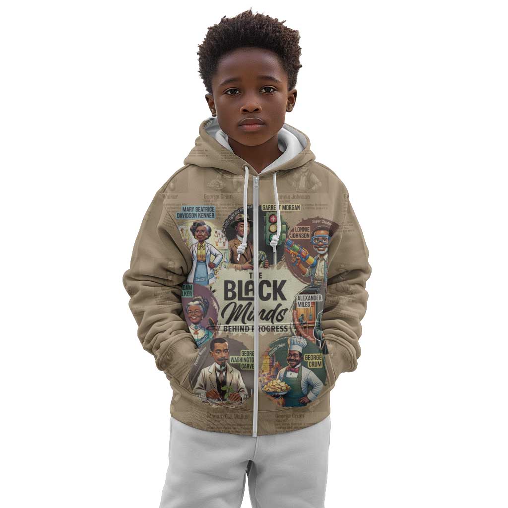 Africa Black Invention Kid Hoodie The Black Minds Behind Progress