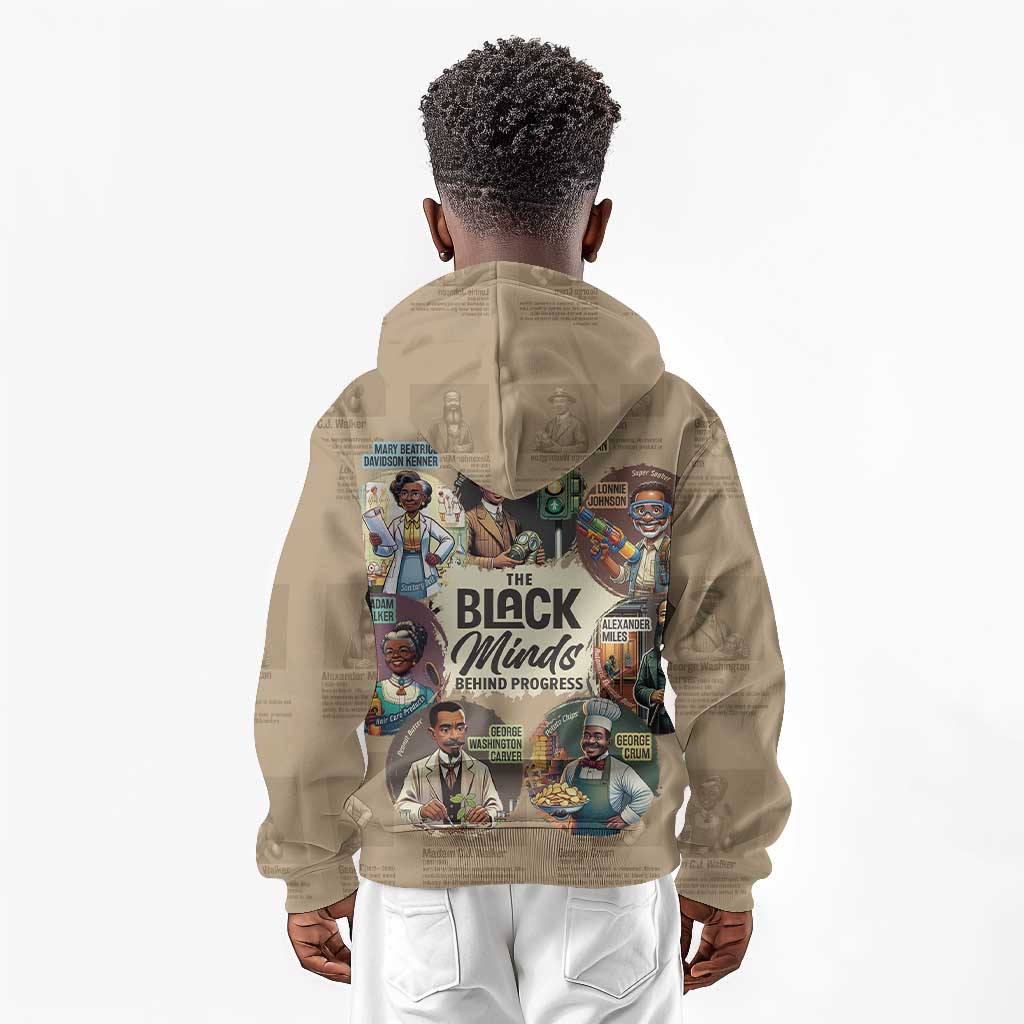 Africa Black Invention Kid Hoodie The Black Minds Behind Progress